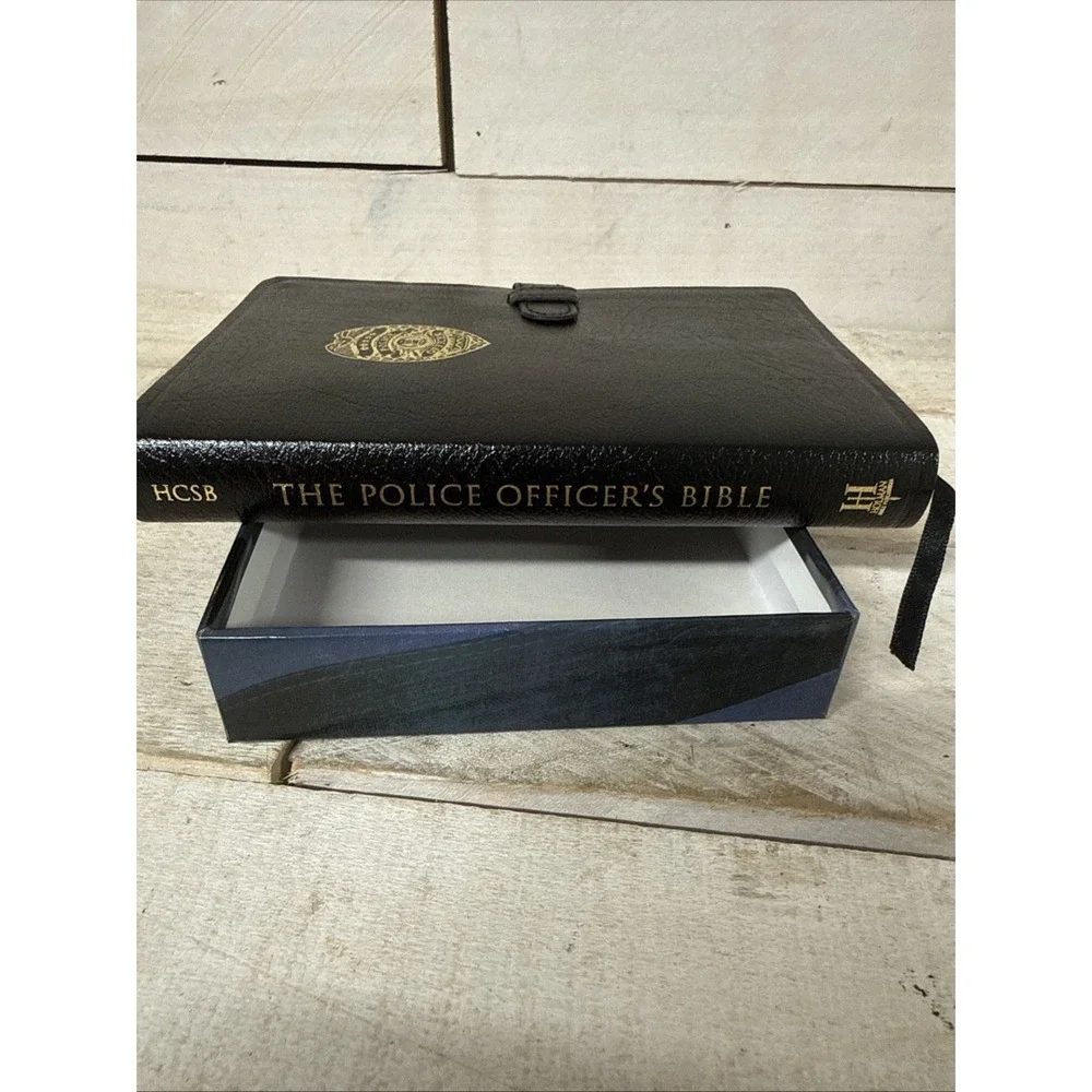 Police Officer's Bible by Holman Bible Staff (2004, Bonded Leather) Fast Ship